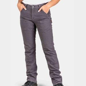 Women’s Dovetail Workwear Britt Utility Dark Grey Canvas Size 14 - 34x32